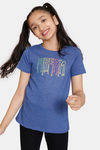 Rosaline Girls Knit Poly Top (Pack of 2) - Blue Pink — thumbnail 2